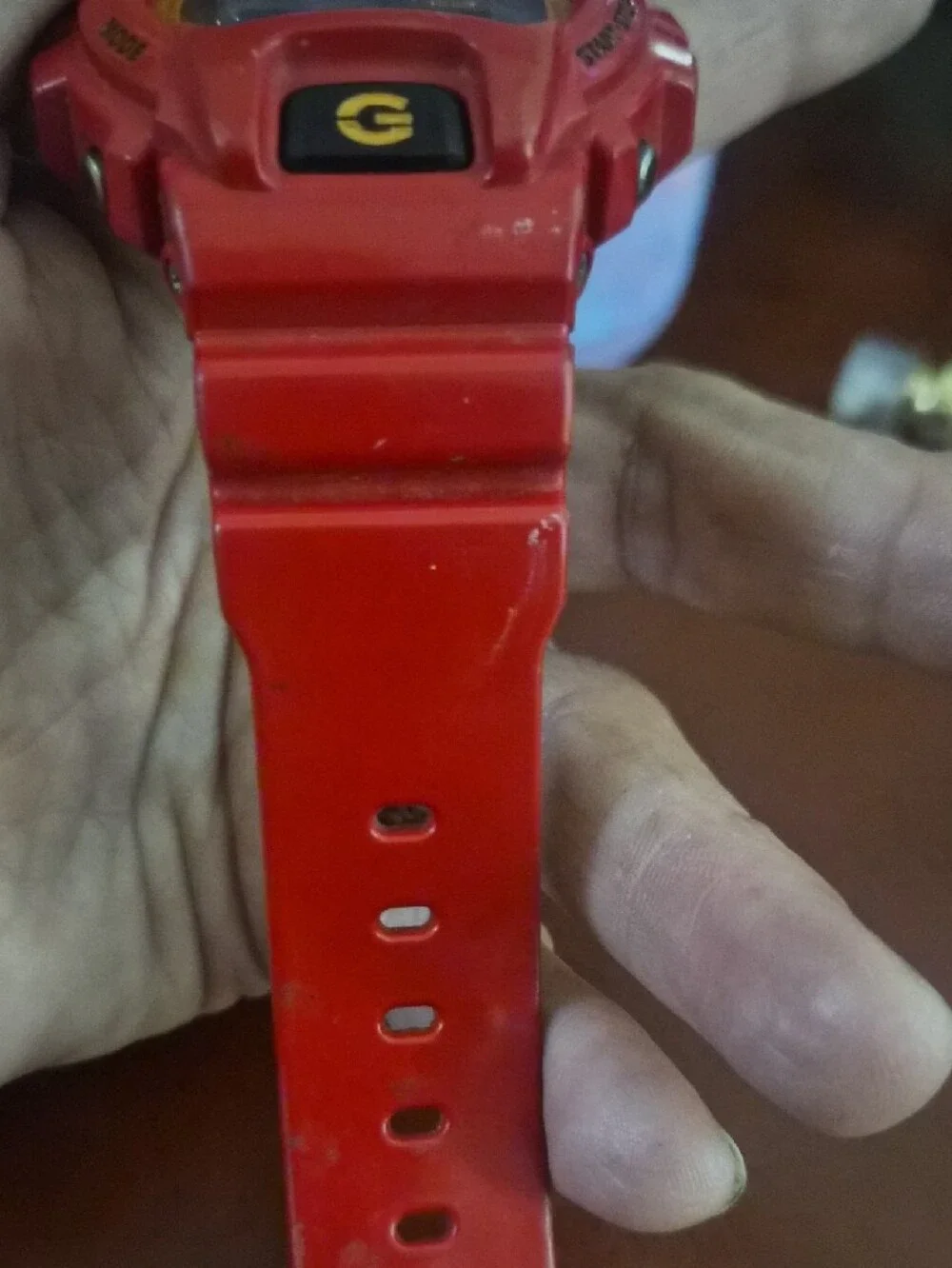 G-Shock Red and Yellow Digital Sport Watch